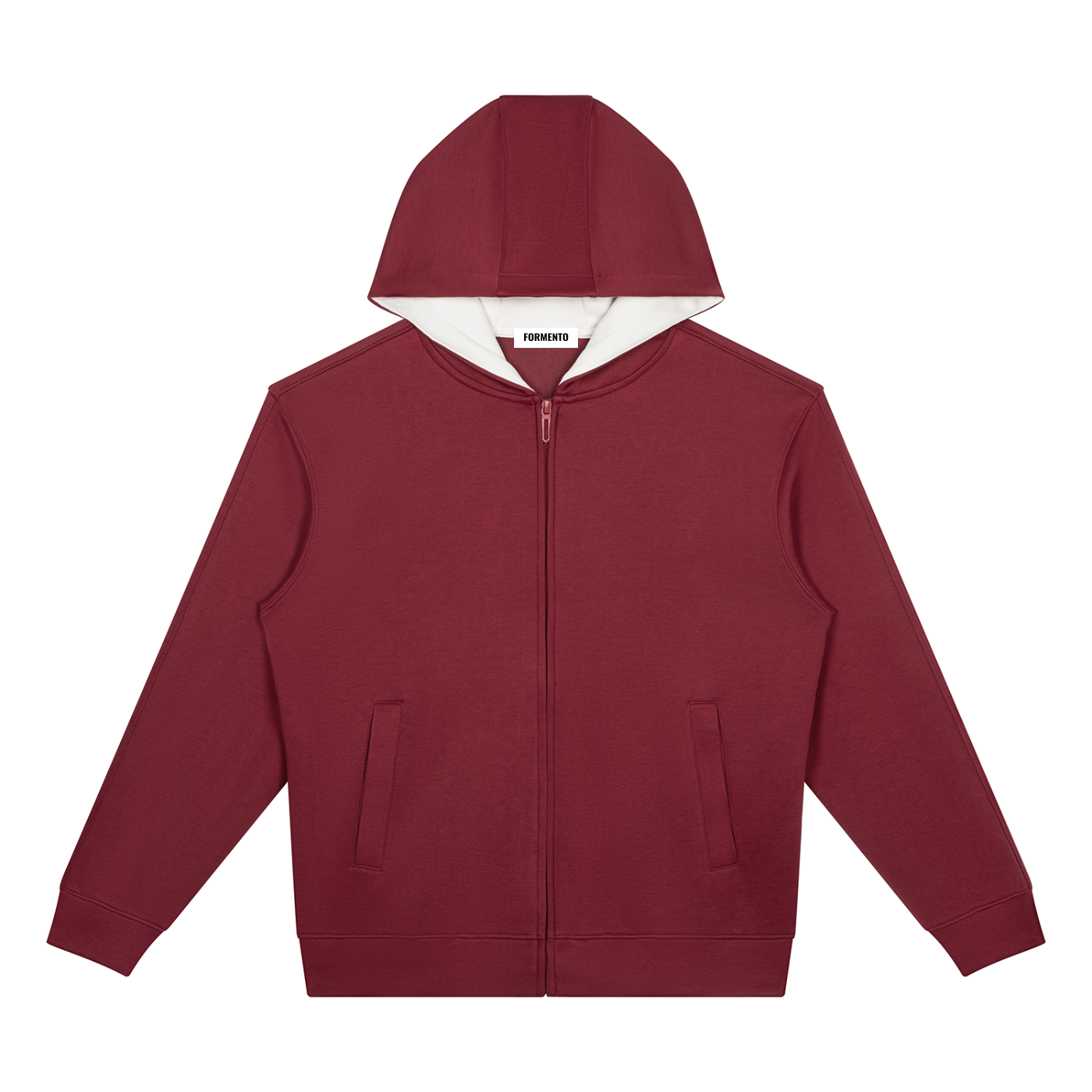 Unisex Drop Shoulder Full Zip Hoodie