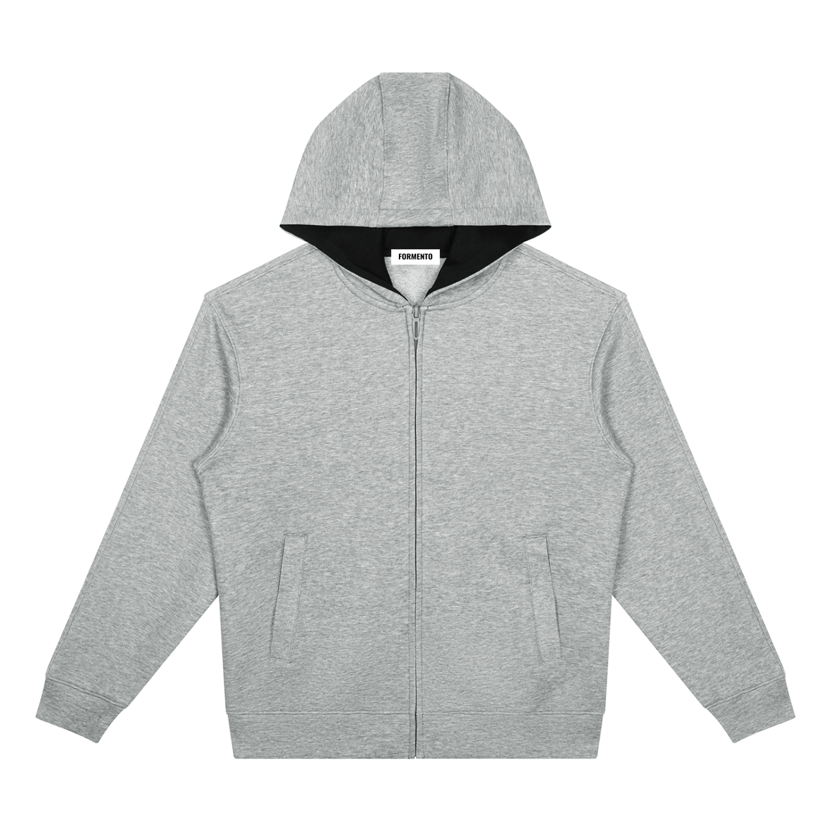 Unisex Drop Shoulder Full Zip Hoodie